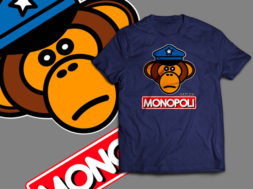 CAMISETA ADULTO MONOPOLI CAMISETA ADULTO MONOPOLI