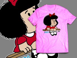 CAMISETA NIÑO MAFALDA OFICIAL