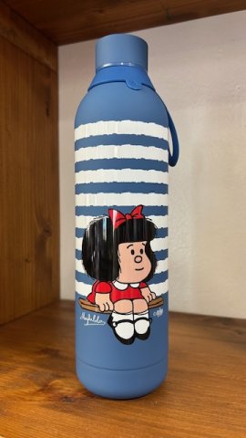 BOTELLA TERMO MAFALDA AZUL