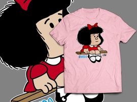 D - CAMISETA NIÑO MAFALDA