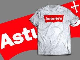 CAMISETA ADULTO ASTURIES LOGO