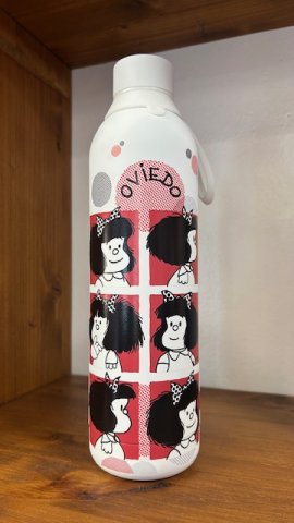 BOTELLA TERMO MAFALDA CUADROS