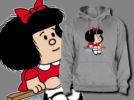 A - SUDADERA CAPUCHA MAFALDA