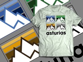 CAMISETA ADULTO PICOS ASTURIAS